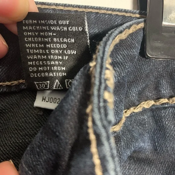 Soundgirl | Acid Wash Bootcut Decorated Denim Jeans Size 9 - Picture 6 of 7